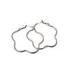 Classic Large Hoop Earrings for Women - 925 Sterling Silver Simple Hoops, Cool & Versatile Style.