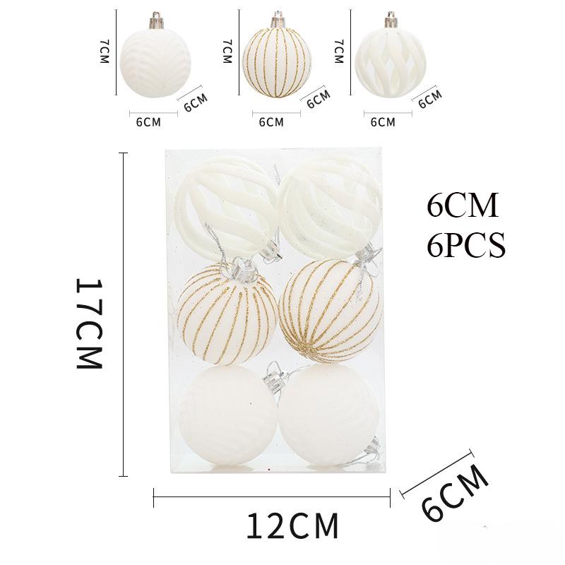 

6/12 шт. 6 см Винно-красные елочные шары украшения Темно-зеленый Белый Украшение для вечеринки на елку Новые Рождественские подвески-сферы 6CM
