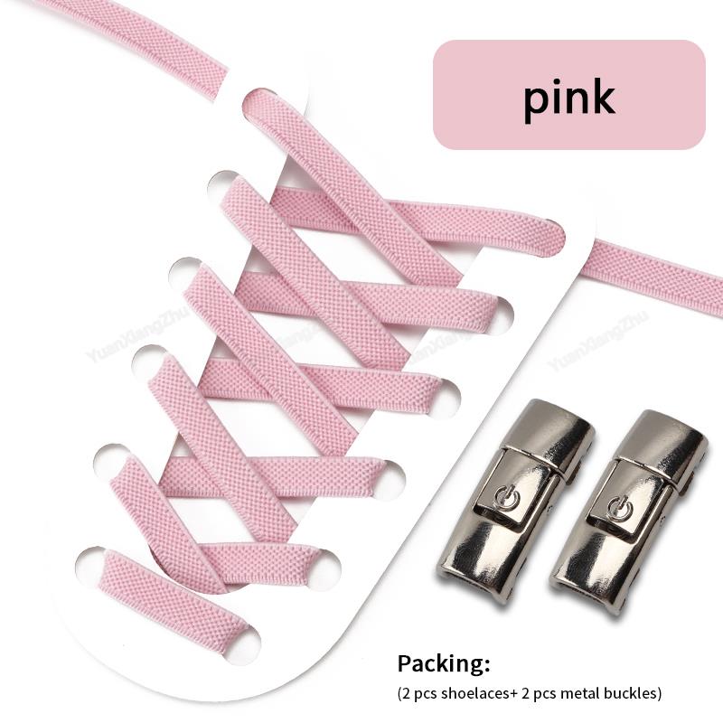 NOVÉ Šnúrky do topánok s lisovacím zámkom bez viazania Elastické šnúrky Tenisky 8MM Rozšírené ploché Šnúrky do topánok bez viazania Detské Dospelé šnúrky do topánok