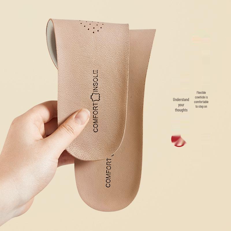 Atmungsaktive schweißableitende Deodorant-Lederschuhe mit weicher stoßdämpfender Latex-Innensohle für langanhaltenden Komfort