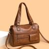 Fasjonabel Enkel og Stor kapasitet Crossbody-veske Casual Reise Tote-veske