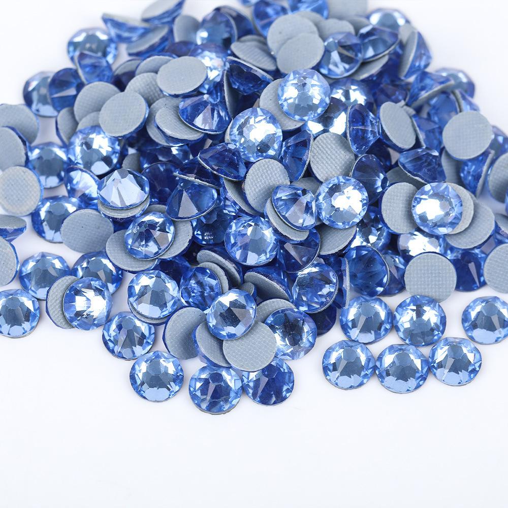 2088 16Cut Austrian Rhinestones Diamond Nail Art 3D DIY Mobile Phone Case ABS Hot-Fix Rubber Bottom Flats Glass Jewelry Shoes