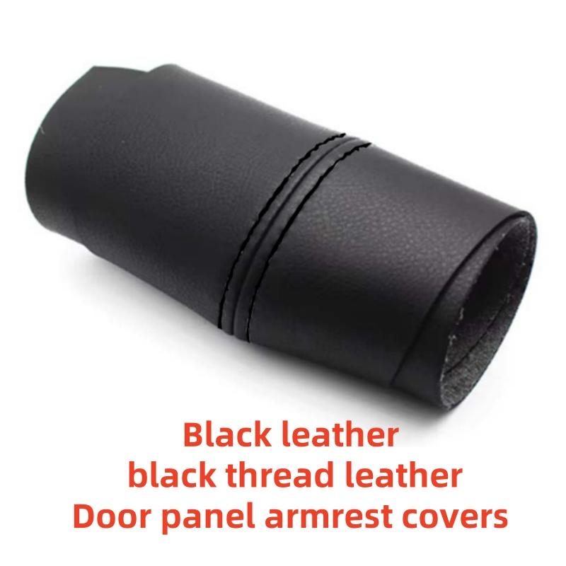 Black Leather Door panel armrest covers Black For Volkswagen Golf 4 MK4 Jetta Bora 1998 1999 2000 2001 2002 2003 2004 2005