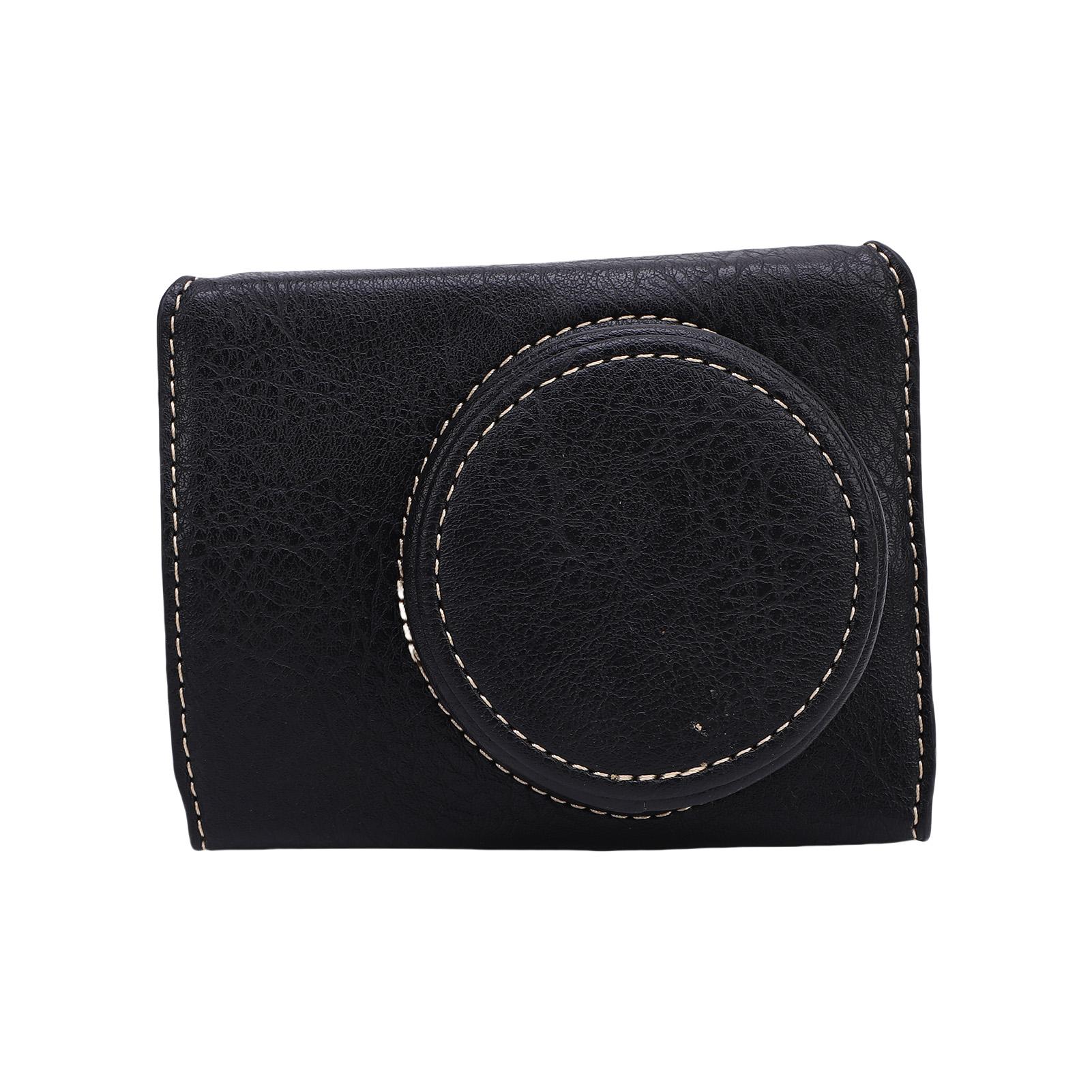 

Camera Case for PowerShot V1 PU Leather Protective Cover with Detachable Adjustable Shoulder Strap чорний