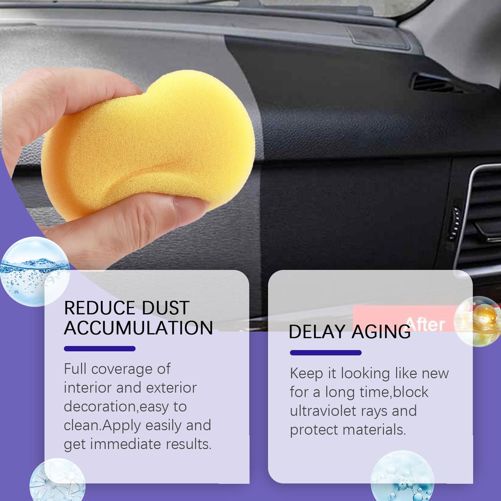 Rayhong Car Plastic Renovator Car Interior Seat Upholstery Cleaning & Stain Removal Renovation Maintenance Cleaner