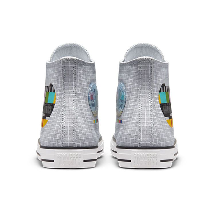 Converse Chuck Taylor All Star Comfortable Lightweight Durable High-Top Canvas Shoes Unisex Sneaker Gray White A03783C