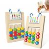 Wooden Puzzle, Educational Game, Montessori Education, Wooden Color Matching Puzzle, Double-Sided Puzzle, Color and Shape Recognition, Finger