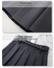 2025 College Style Pleated A-Line High Waist Slimming Skirt - Small Size, Versatile Midi & Short Options for Women