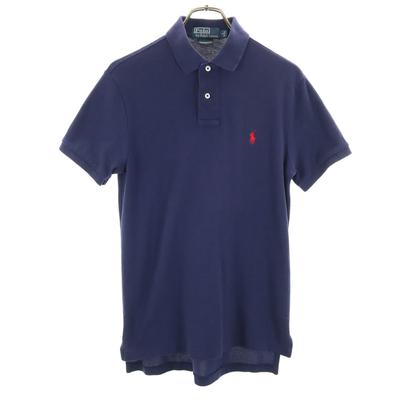 Polo by Ralph Lauren Short Sleeve Custom Fit Polo Shirt S Navy Fawn Men's Used
