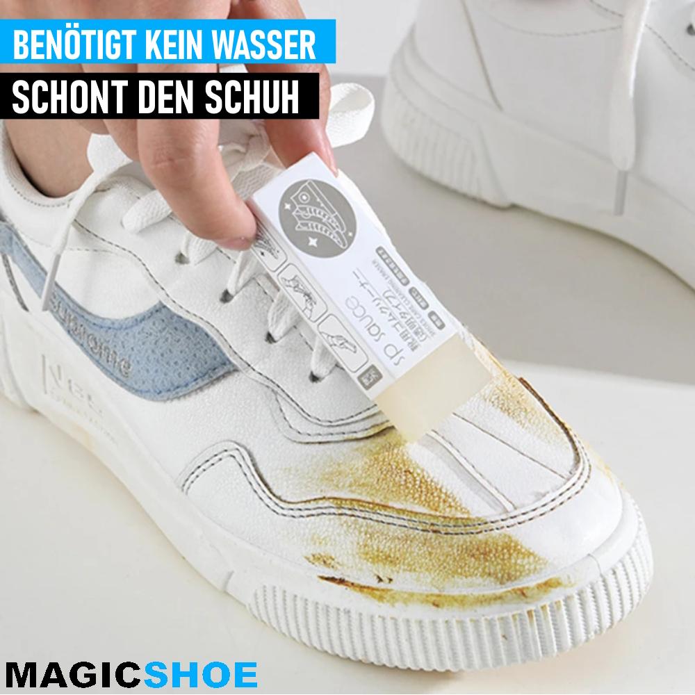 MAGICSHOE Čistič obuvi Guma na boty Guma Guma Melaminová houbička Tenisky Bílé