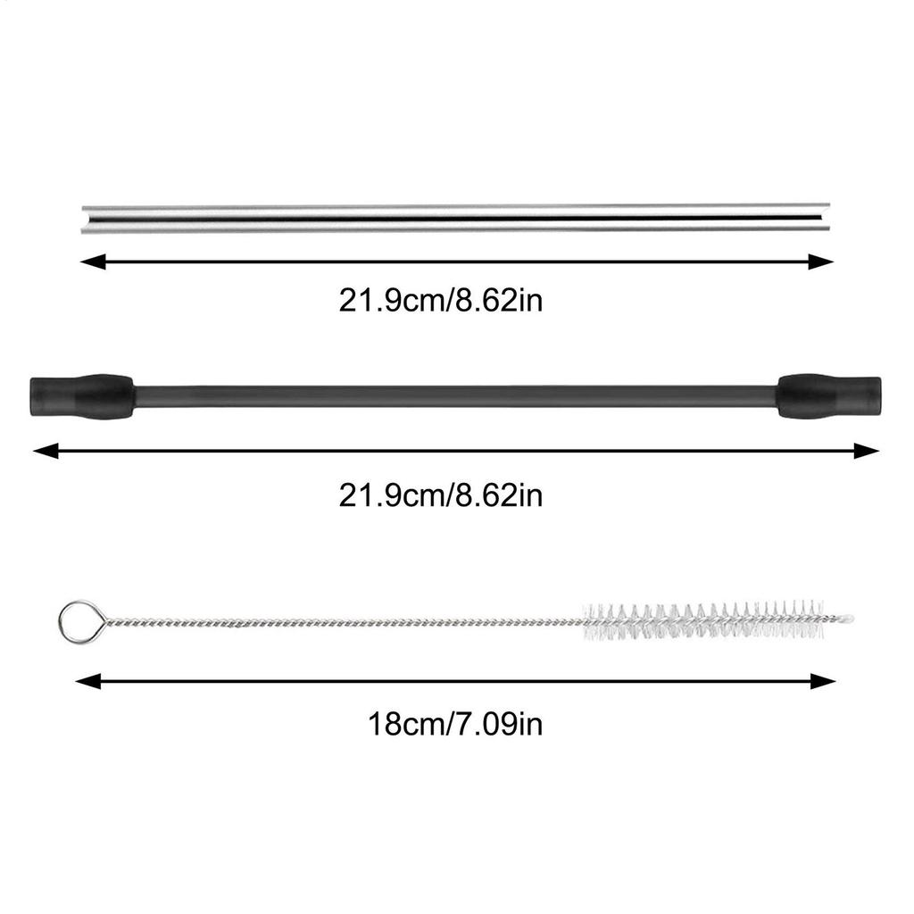 Silicone Milk Hose Kit Stainless Steel Reusable Attachments Flexible Feeding Tube Brush For Women Men Home Workplace Kitchen