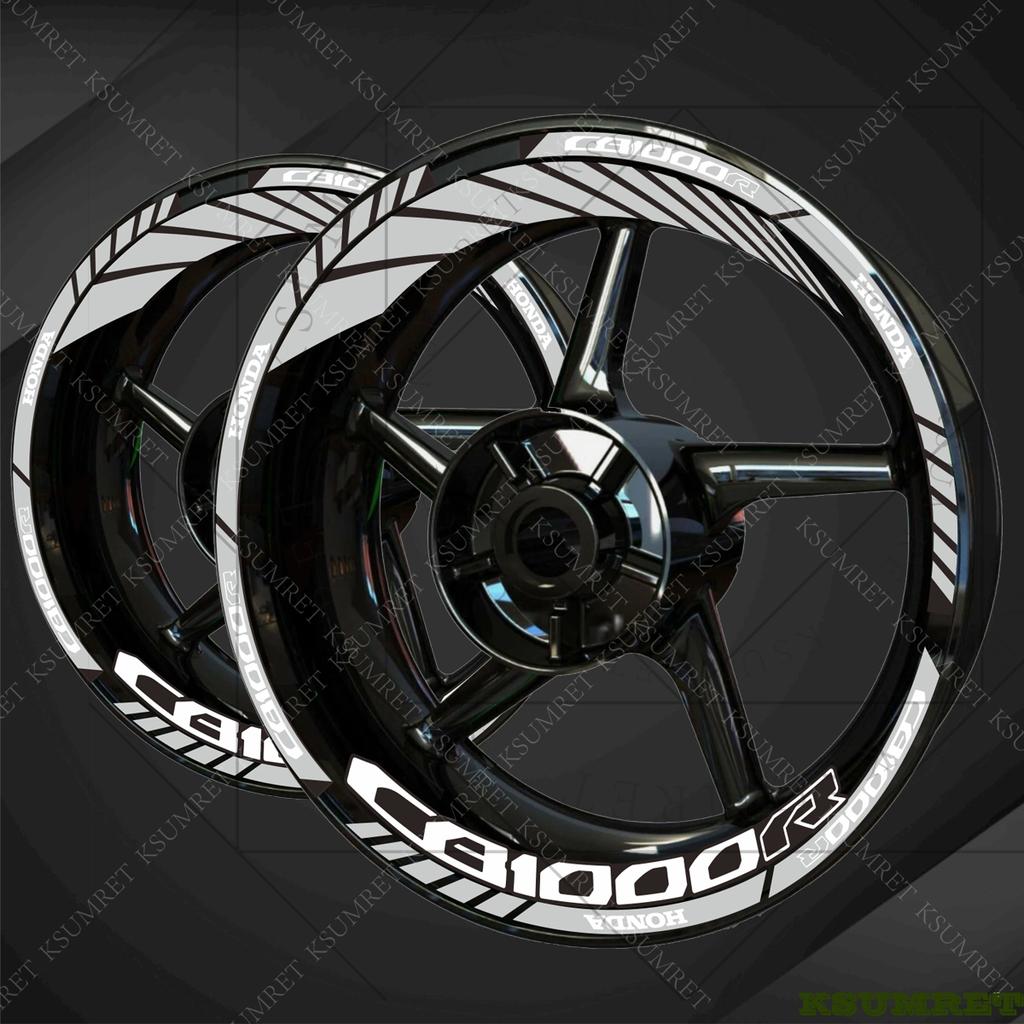 Vinyl For HONDA NC750X Wheel Motorcycle Stickers Logo Rim Decal Set