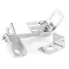 2pcs Throttle Cable Bracket Kickdown Chrome Fits for Chevy SBC BBC Holley
