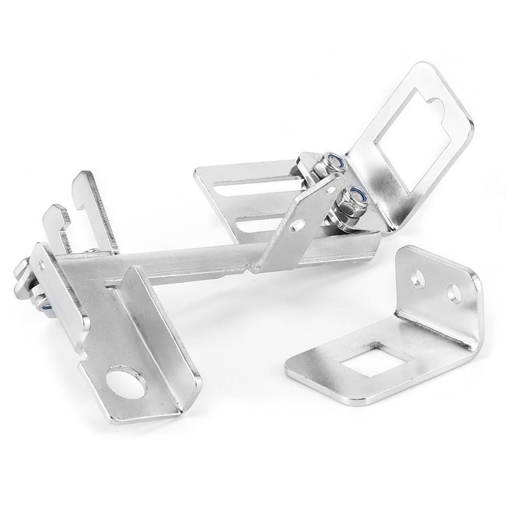 2pcs Throttle Cable Bracket Kickdown Chrome Fits for Chevy SBC BBC Holley