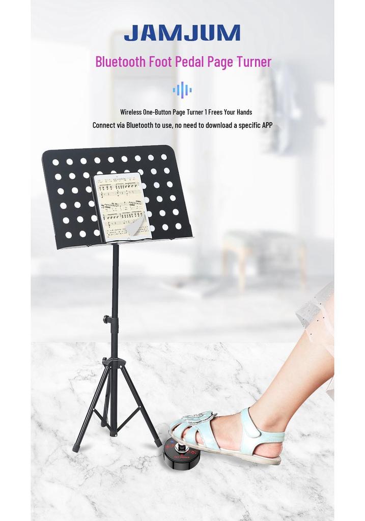 Bluetooth Page Turner & Photo Remote for Instruments