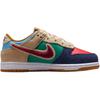 Nike Dunk Vintage Klasyczne Oddychające Niskie Buty Skateboardowe Trampki Dziecięce Brązowe Czerwone Niebieskie IV6202-410