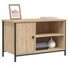 VidaXL Meuble TV Chêne sonoma 80x40x50 cm Bois d'ingénierie 832769