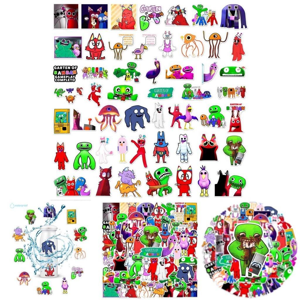 50pcs Garten Of Banban Stickers Waterproof Reusable Decor Laptop Graffiti Gift