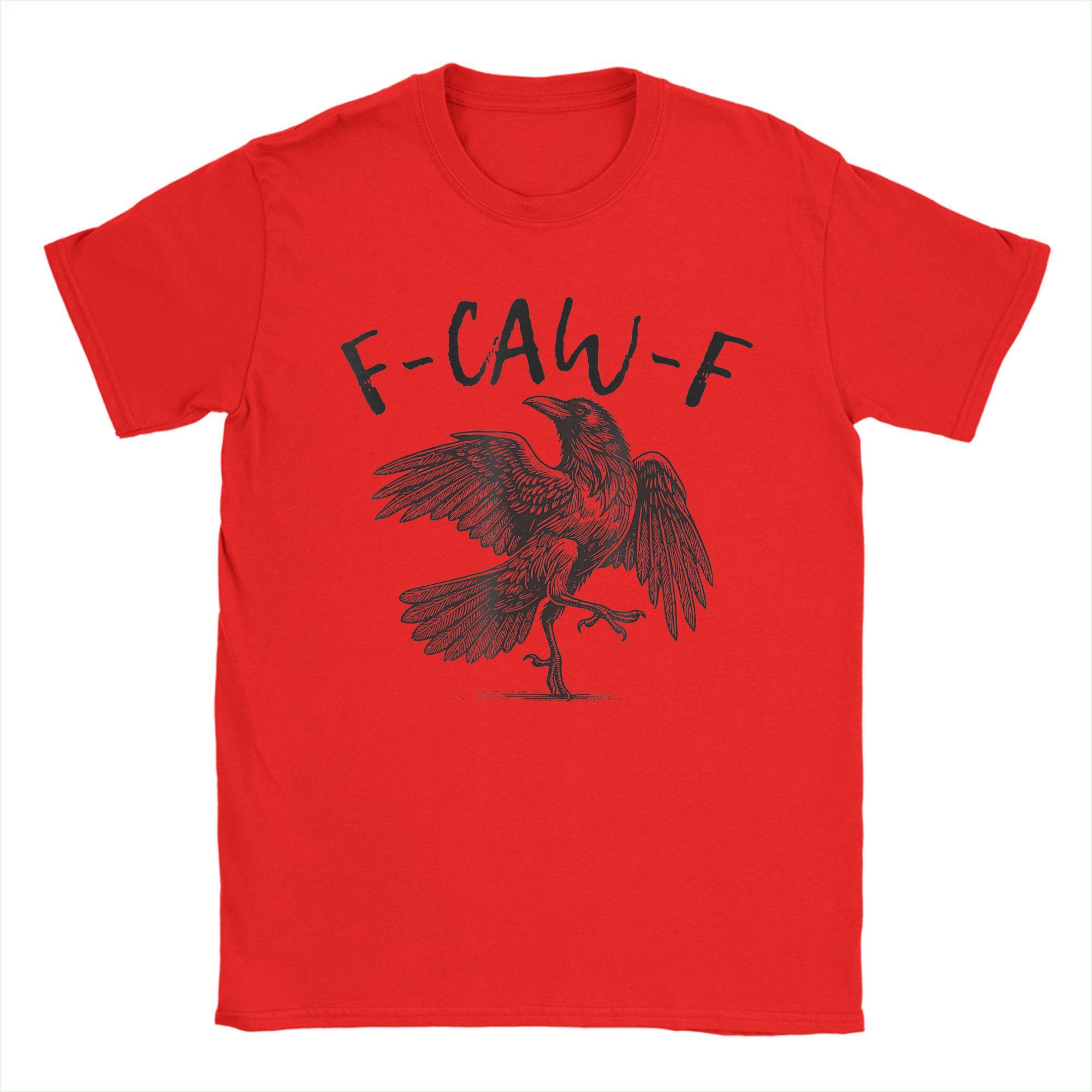 

Black Crow FCawF Funny Black Bird T Shirt Beach Fashion T Shirts Unisex Cotton Breathable Oversize Tees Short Sleeve Retro Tshirt S