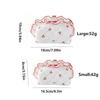 with Zipper Cherry Cosmetic Bag Large Capacity Toiletry Organizer Sweet Cherry Makeup Bag  Travel
