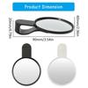 Selfie Mirror for Back Camera Phone Reference Mirror Selfie Reflector Selfie Artifact Rear Camera Mirror for Phone