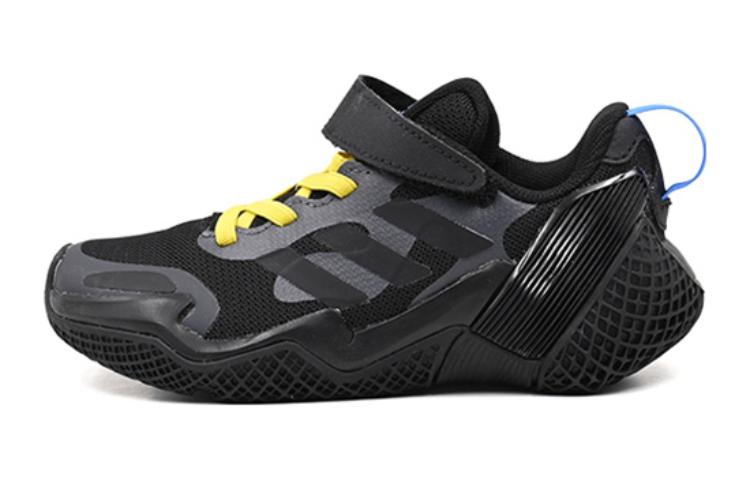 

Adidas 4Uture Rnr El K Slip Resistant Cushioning Low top Kids Running Shoes Black Yellow Kids HP3069 28