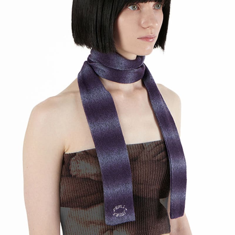 Shin’s Letters D.Muffler no.1-no.5 _ Skinny Scarf 5 Colors