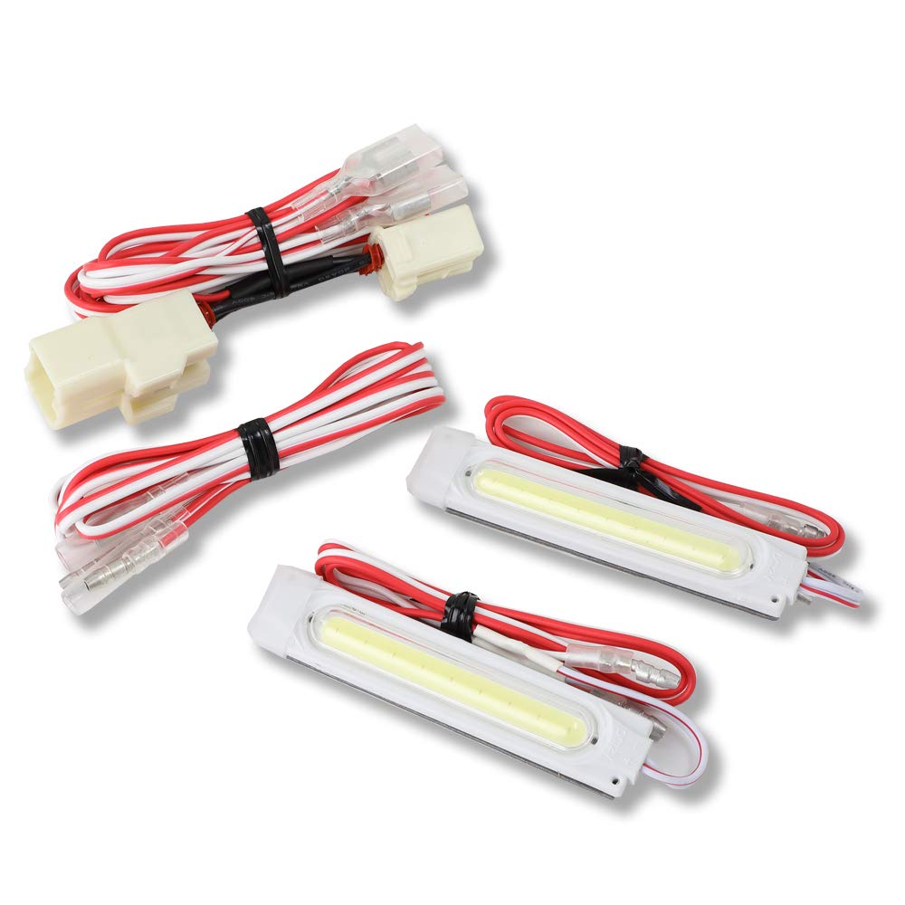 YOURS LED Welcome Lamp for Toyota Raize, White (Plug-and-Play, Vehicle-Specific, Waterproof)