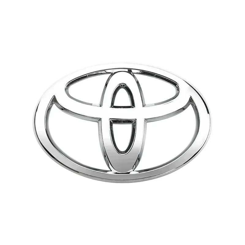 1pc Car Logo For Toyota Car series Corolla Camry RAV4 Front Head Grill Hood Bonnet Emblem Rear Tail Bumper Trunk Boot Mark Badge