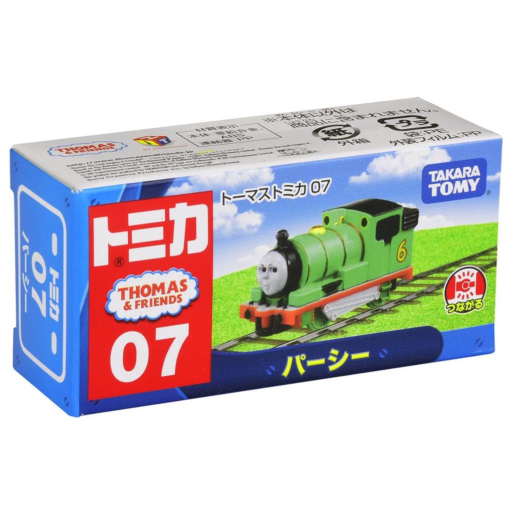 Takara Tomy "Tomica Thomas 07 Percy" Miniature Car Toy for Ages 3 and Up, Boxed, Meets Toy Safety Standards, ST Mark, TOMICA TAKARA TOMY