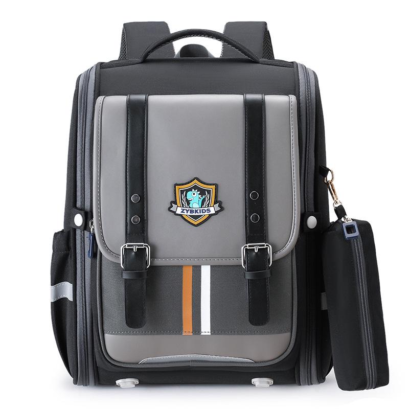 

Lightweight, Spine-Protecting Backpack for Grades 1-3: Large Capacity, Reduces Burden, Ideal for Elementary Students