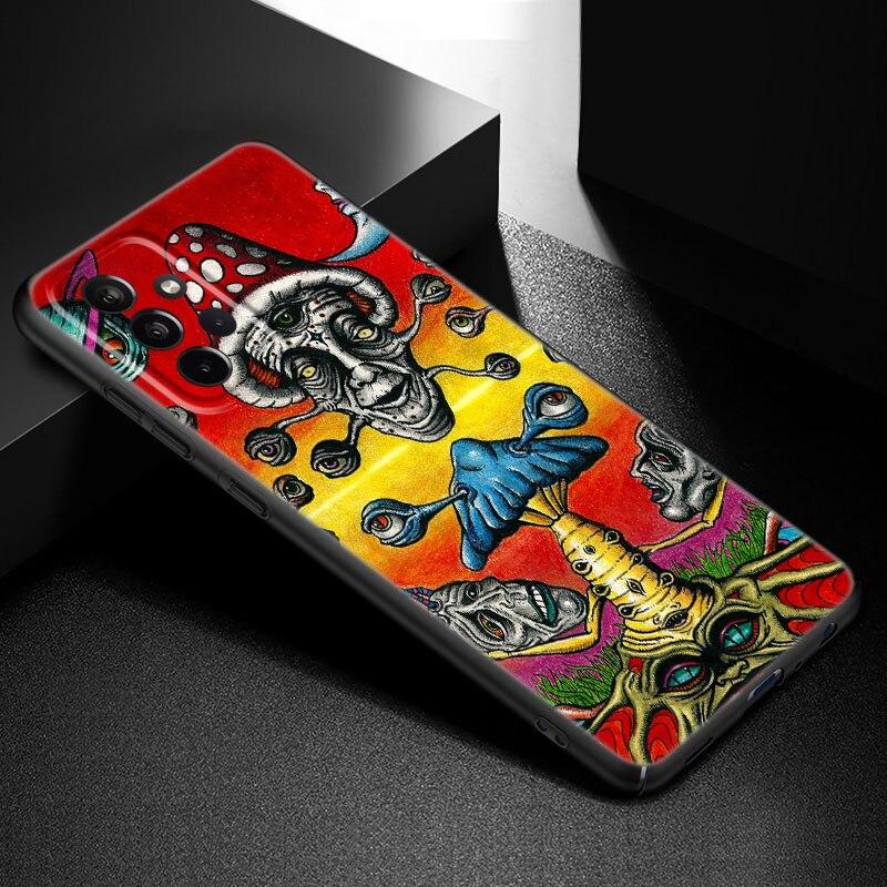Colourful Psychedelic Trippy Art Case For Samsung A21 A30 A50 A52 S A13 A22 A32 A33 A53 A73 5G A11 A12 A31 A51 A70 A71 A72