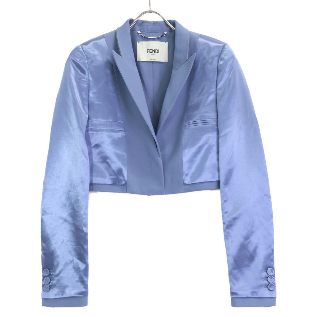 FENDI Blue FJ7389 ANQ4 Short Jacket Jacket 36 blueUsed