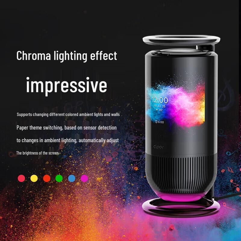 Cleer Mirage Curved Display Smart Speaker