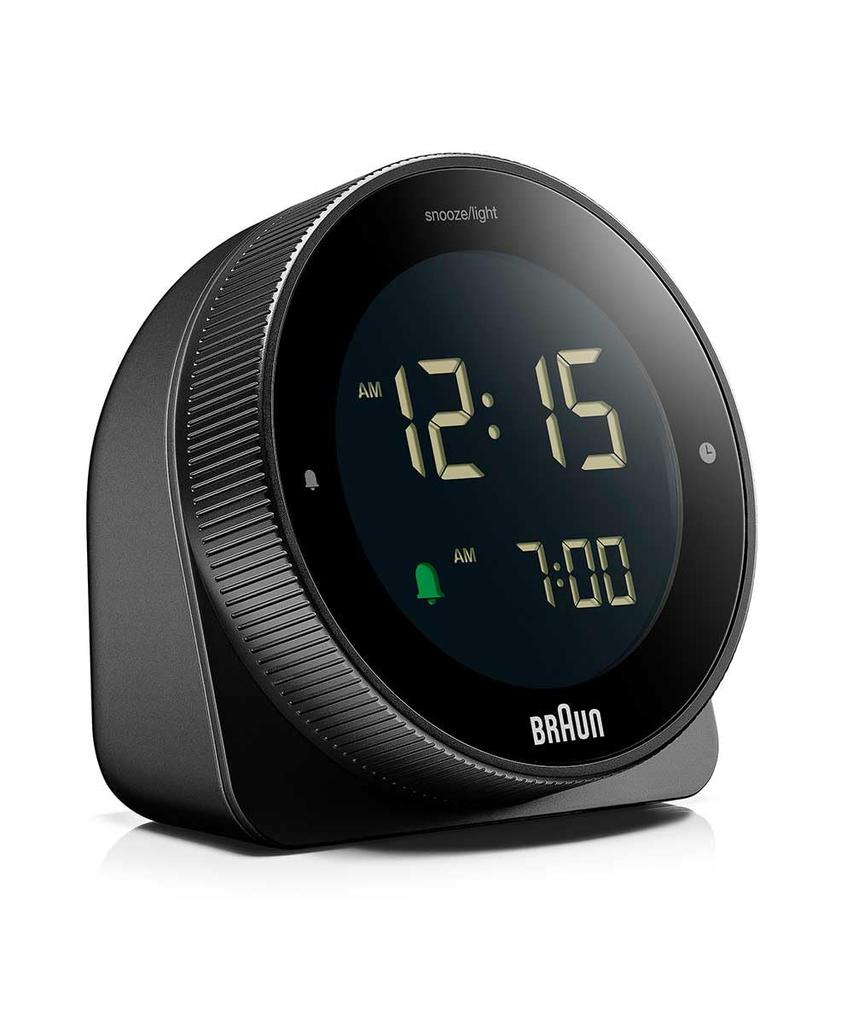 Braun Digital Table Clock BC24B Black