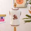 Pet clothes autumn and winter new small dog puppies happy dog cat warm and comfortable new ice cream bear vest