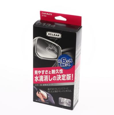 CARMATE Exclear Auto-Fenster-Seiten- und Seitenspiegel C134 Beschichtung, Pflege, Glas, Hydrophil, 6 Monate Haltbarkeit, 20 ml,