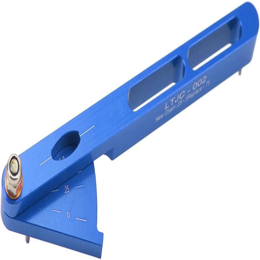 Upgrade your maintenance routine with this durable, premium aluminum alloy multi-functional bicycle chain wear indicator for lon
