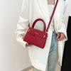 Summer fashion popular new commuter simple temperament solid color trend shoulder crossbody handbag