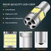 2pcs 1156 BA15S P21W Turn Signal Light BAU15S LED Bulb Super Bright DRL 36-SMD 3030 Chips Replacement with FAN For Backup light