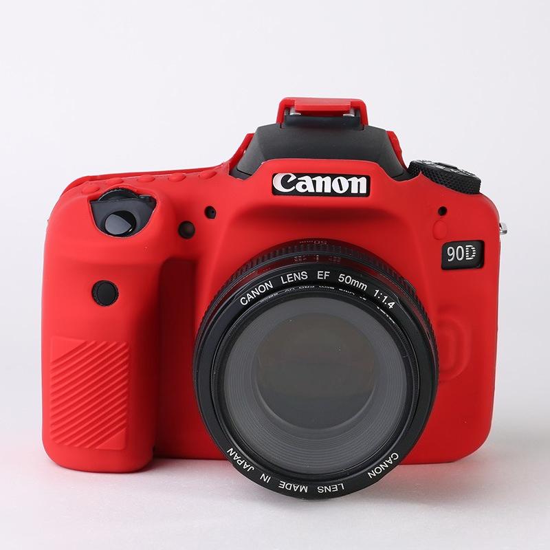 Macaron - Colored Silicone Case for Canon EOS 90D - Special - Purpose DSLR Protective Cover & Camera Bag