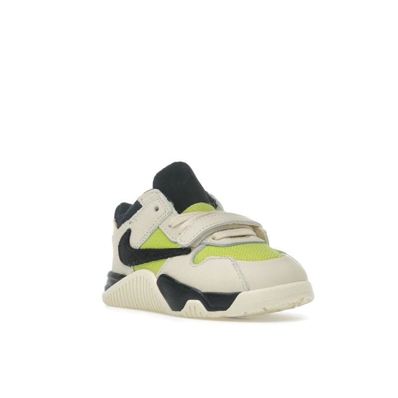 Travis Scott X Air Jordan Jordan Jumpman Jack TR TD Bright Cactus Baby Sneakers Tan Muslin Black FJ2852-102