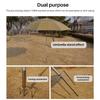 Fishing Holder Umbrella Ground Spike Foldable Beach Stand Outdoor Garden Parasol Insert Plug Pole Windproof Umbrella