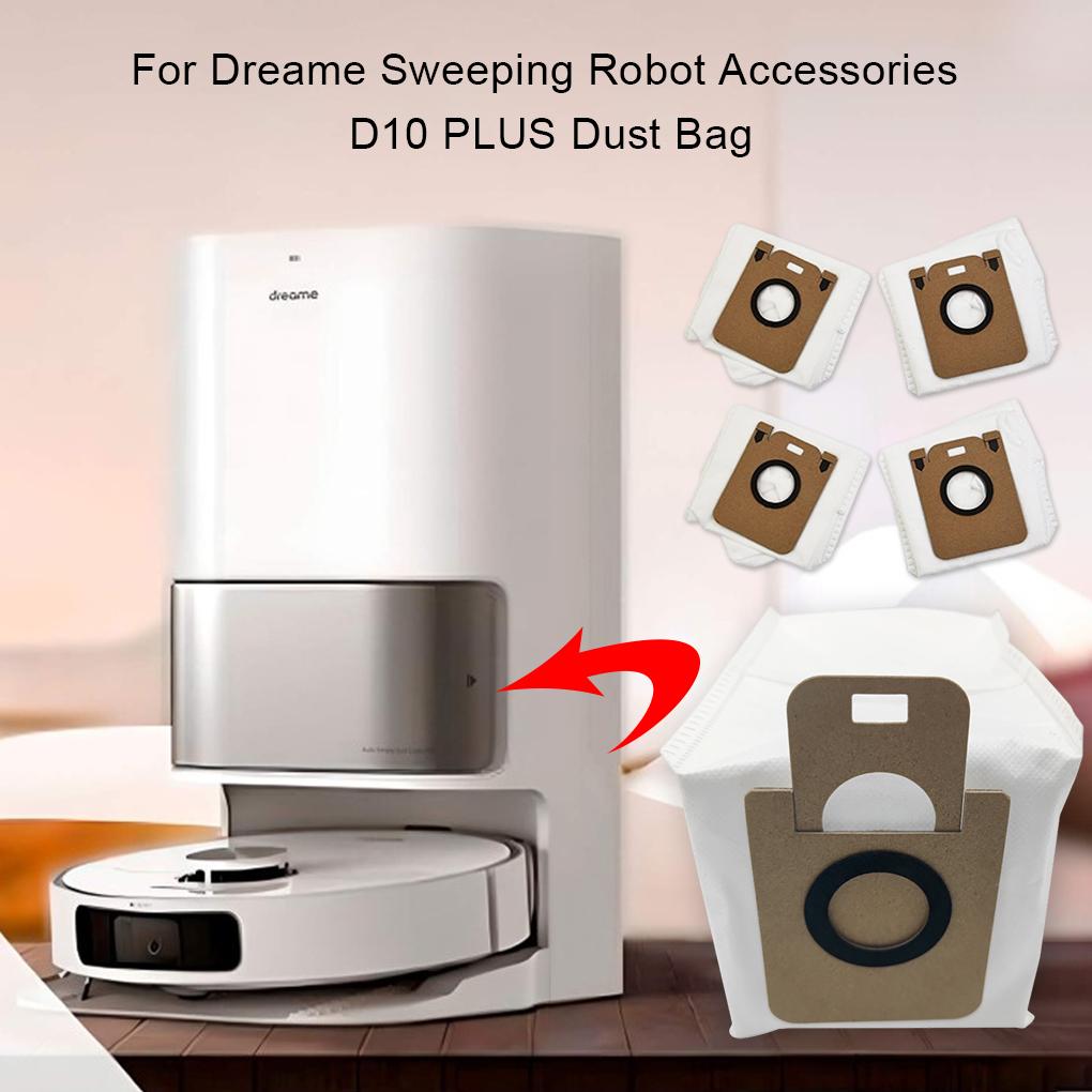 5pcs Multi-purpose Vacuum Cleaner Parts For Versatile Cleaning Robot Vacuum Cleaner Dust Bag Polyester Durable Easy