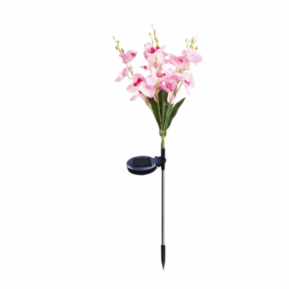 

Stake Light Solar Butterfly Flower Lamp Waterproof Solar Powered LED Light Path Decoration рожевий