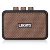 LEKATO 5W Electric Guitar Amplifier with Bluetooth, Clean/Overdrive, Two Sound Channels, Headphone Jack, and Japanese Instruction Manual for Home Prac