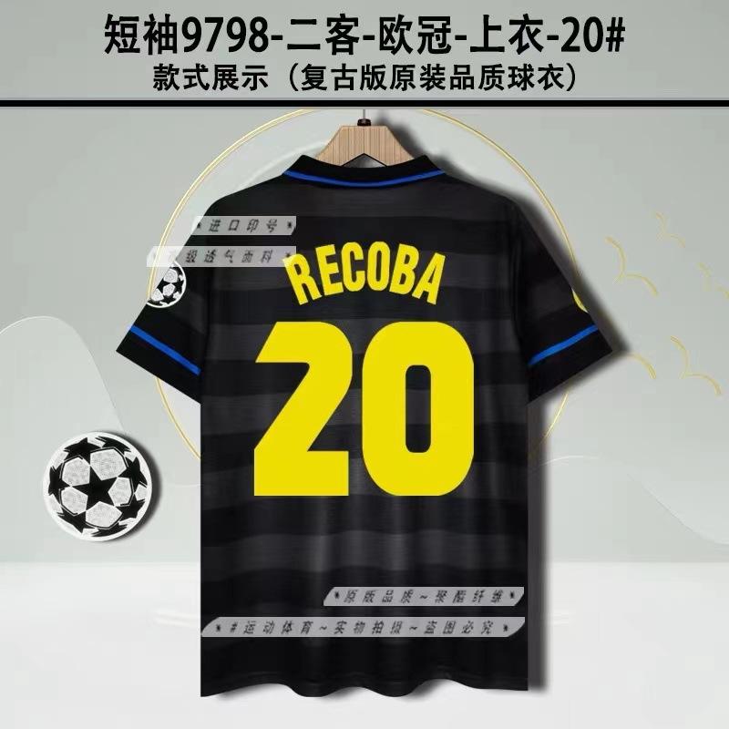 Vintage Jerseys, Football Uniforms, Classic Inter Milan AC Ronaldo Nesta Martinika Kashevqin Jerseys
