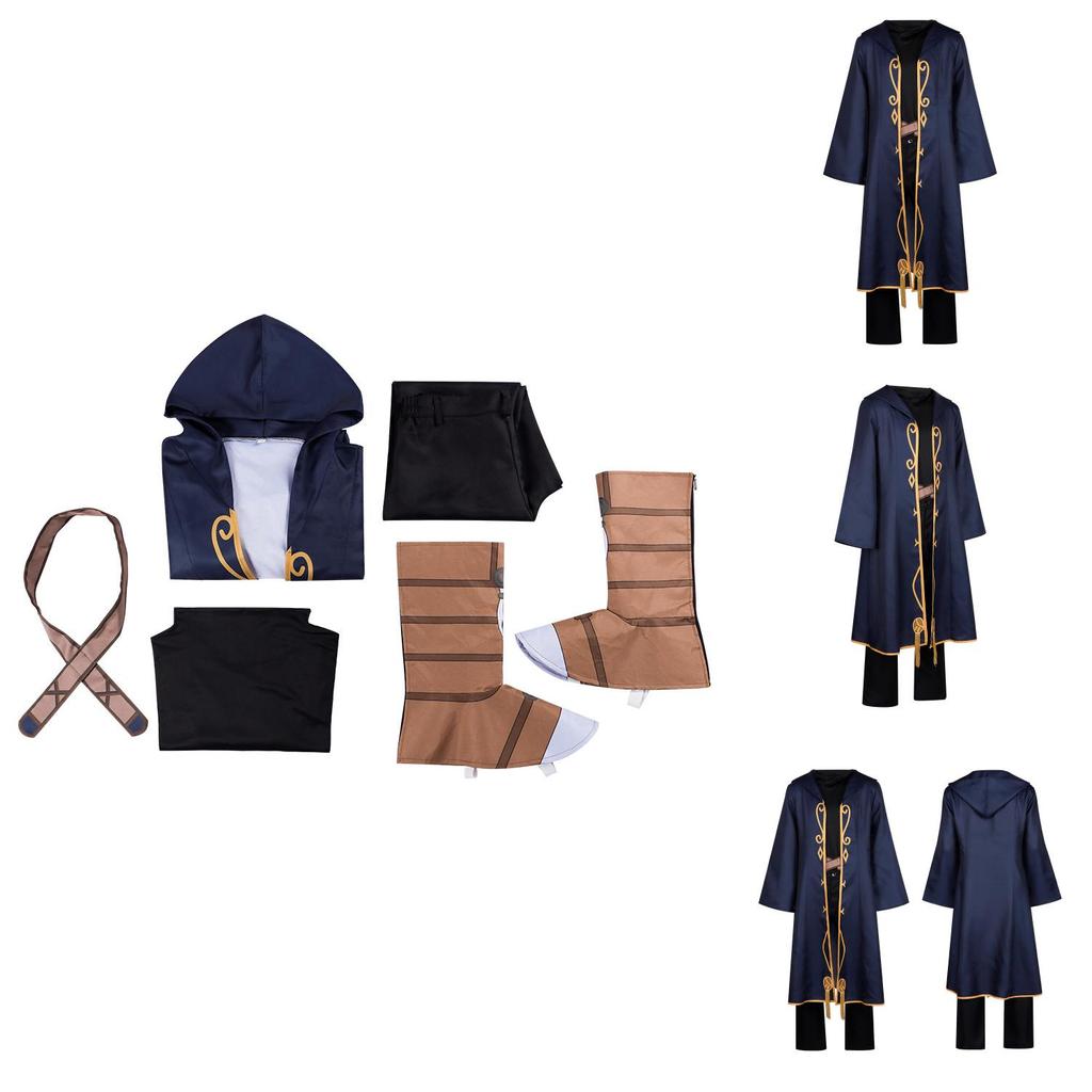 Reise in eine andere Welt Anime-Charakter Rollenspiel Männliches Kostümset Für Cosplay-Veranstaltungen