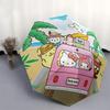 1pc Hello Kitty Auto Open Close Umbrella - Portable Three-Fold Design with 8-Bone Iron Frame, Outdoor, Gift for Fans, Travelers, Everyday Use.N048