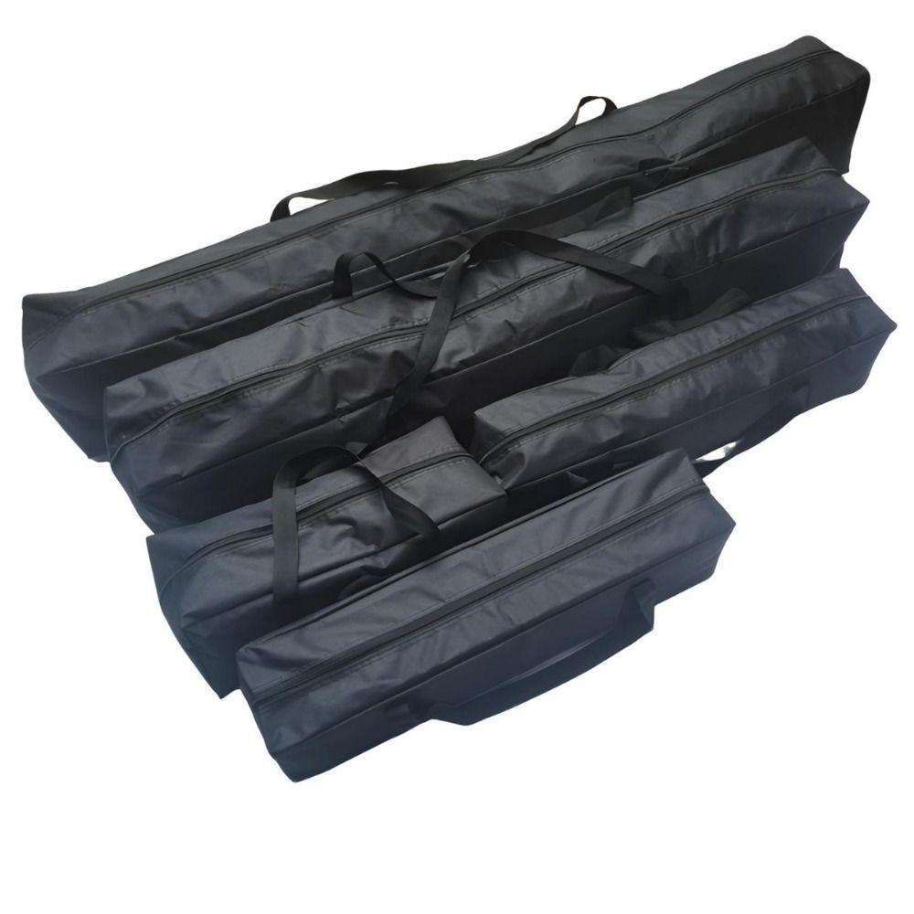 2025 Barbecue Tool Tent Pole Storage Bag Large Capacity Zippered Camping Carrying Case Universal Versatile Luggage Bag Garage